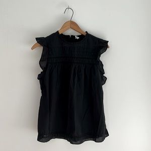 Black babydoll top - Old Navy